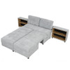 Versatile Modular Free-Combined Sofa With 2 Storage Racks