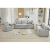 Cozy Upholstered Sofa Set For Living Room