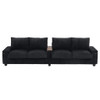Modern 4 Seater Corduroy Sofa Couch With USB Ports And Hidden Storage