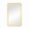 Rectangle Medicine Cabinet Mirror Bathroom Mirror With Storage Wall Mounted Medicine Mirror Cabinet With LED - Sliver