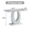 Modern Minimalist Rectangular Counter Bar Table