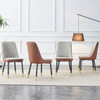 Modern Dining Chair With Metal Leg