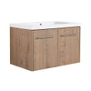 Modern Floating Bathroom Vanity With Resin Sink, Soft Close Doors Modern Floating Bathroom Vanity With Resin Sink, Soft Close Doors