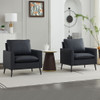 Nordic Retro Light Luxury Upholstered Sofa Chair Nordic Retro Light Luxury Upholstered Sofa Chair