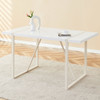 Industrial Rectangular Dining Table For 4 - 6 People