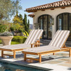 2 Pieces Set Outdoor Lounge Chair Cushion Replacement Patio Furniture Seat