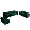 Elegant Corduroy Oversized Sectional Sofa Set With Deep Seats And Flexible Layout