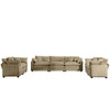 Elegant Corduroy Oversized Sectional Sofa Set With Deep Seats And Flexible Layout