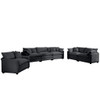 Elegant Corduroy Oversized Sectional Sofa Set With Deep Seats And Flexible Layout