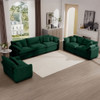 Elegant Corduroy Oversized Sectional Sofa Set With Deep Seats And Flexible Layout