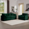 Elegant Corduroy Oversized Sectional Sofa Set With Deep Seats And Flexible Layout