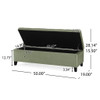 Wendover - Elegant Velvet Tufted Storage Bench With Lift-Up Top And Birch Wood Legs