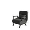 Convertible 5 In 1 Folding Chair Bed With Adjustable Backrest & Pillow Linen