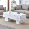 Modern Simple Marble Texture Coffee Table
