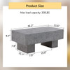 Modern Simple Marble Texture Coffee Table