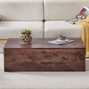Modern Coffee Table With Light Wood Texture Pattern