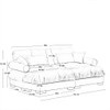 Super Comfort Oversized Modular Sectional Sofa With Movable Ottoman