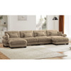 Super Comfort Oversized Modular Sectional Sofa With Movable Ottoman