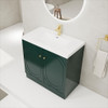 Contemporary Freestanding Bathroom Vanity With Resin Sink & Soft-Close Cabinet Doors Contemporary Freestanding Bathroom Vanity With Resin Sink & Soft-Close Cabinet Doors