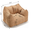 Comfortable Chenille Sofa Chairs With Highly Resilient Foam For Living Rooms And Bedrooms