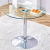 Modern Minimalist Round Dining Table With Glass Top Modern Minimalist Round Dining Table With Glass Top