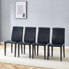 Versatile Dining Chairs With Comfortable Design And Metal Legs