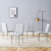 Simple And Versatile Dining Chairs With Metal Legs