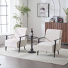 Modern Lounge Chair With Polyester Upholstery