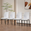 Luxury Simple Chair With Metal Leg