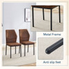 Luxury Simple Chair With Metal Leg