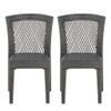 Farley - Stacking Sidechair (Set of 2) With Open Backrests - Gray