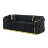 Button Tufted Couch With 2 Pillows, 3 Seater Luxury Chesterfield Sofa Button Tufted Couch With 2 Pillows, 3 Seater Luxury Chesterfield Sofa