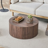Cylindrical Coffee Table With Material For Living Room Cylindrical Coffee Table With Material For Living Room