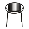 7 Piece Outdoor Modern Dining Set With Stackable Chairs