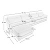 Stylish Sofa With Ottoman And Lumbar Pillows, Ergonomic Design