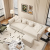 3 In 1 Pull Out Sofa Bed With Movable Ottoman