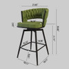 Bar Stool 360 Swivel With Back Footrest Bar Stool 360 Swivel With Back Footrest