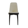 Modern Dining Chair With Cushions And Metal Legs