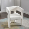 Contemporary Designed Fabric Upholstered Accent Chair Dining Chair For Living Room, Bedroom, Dining Room (Set of 2) - Beige