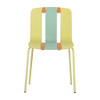 Modern Striped Blocking Single Chairs, Waterproof And Fade Resistant (Set of 4)