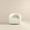 Elise - Mid-Century Modern Swivel Chair - White