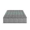 Comfort Care - 11" Full Size Hybrid Mattress, Individual Pocketed Coil Mattress, Medium Comfort - Gray / Blue