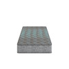Comfort Care - 7" Twin, Foam Core Mattress, Medium Comfort - Gray / Blue