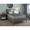 Tempagel - 13" Queen Size Plush Mattress With Dual Cooling - Gray / Blue