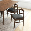 Daisy - Dining Chair (Set of 2) - Brown / Gray