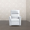 Asheville - Suede Recliner Chair - Light Gray