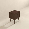 Caroline - Night Stand 2 Drawer - Dark Brown