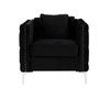 Bayberry - Chair With 1 Pillow - Black