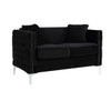 Bayberry - Loveseat With 2 Pillows - Black