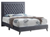 Queen Bed Classic Design - Gray
